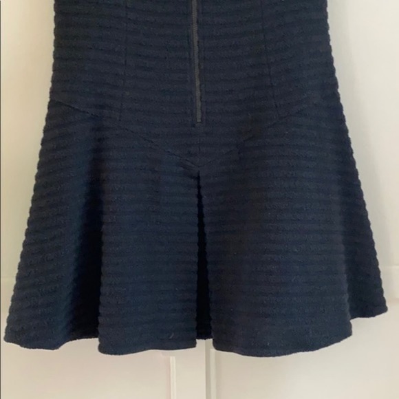 Theory Black Zipped V Neck Lined Shift Dress‎ Sayidres Leira Zip Front size 8 - Picture 14 of 15